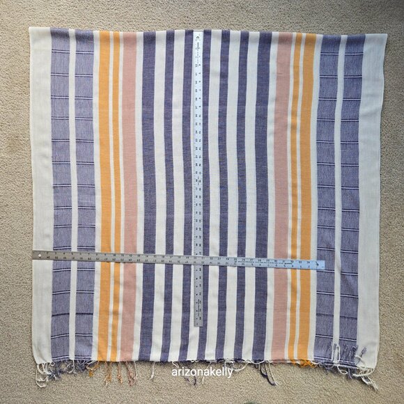 Hoss Intropia Huge Stripe Scarf Shawl Wrap - Picture 7 of 15